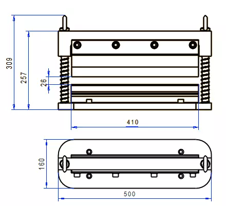 SÄRMÄRI KORJAAMOPURISTIMEEN 400MM - Korjaamopuristimet - 72374 - 2